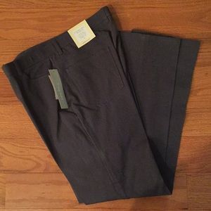 Gray straight leg pants